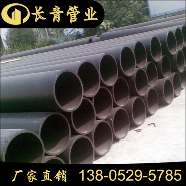 莆田全新料黑色HDPE塑料给排水管材管件 环保型